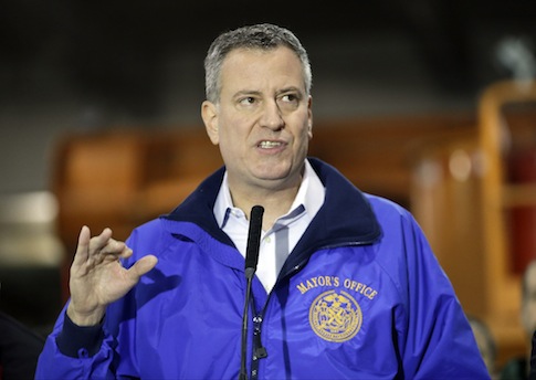 New York City Mayor Bill de Blasio