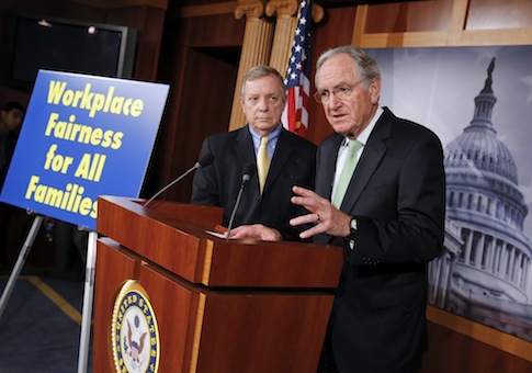 Sens. Tom Harkin (D., Iowa) and Dick Durbin (D., Ill.)