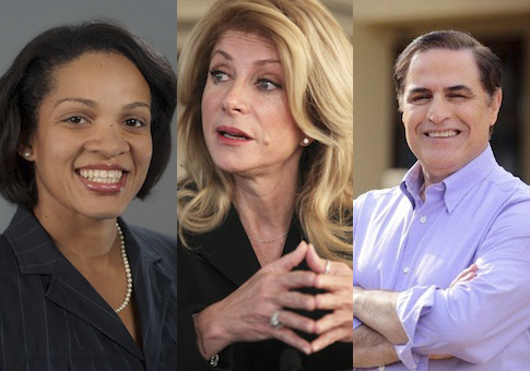 Kesha Rogers, Wendy Davis, David Alameel