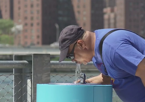 Screenshot from "Meet the Drink Up Fountain"
