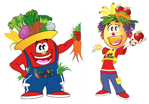 Reggie Veggie©, Judy Fruity©