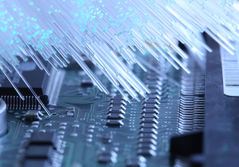 Optical fiber and electronic component