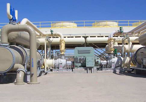 Geothermal binary pwoer plant