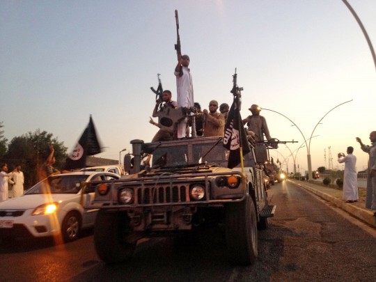 ISIS fighters in Mosul