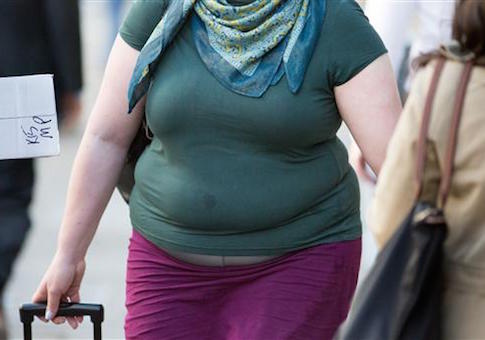 obese woman