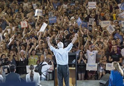 Bernie Sanders at Portland campaign rally
