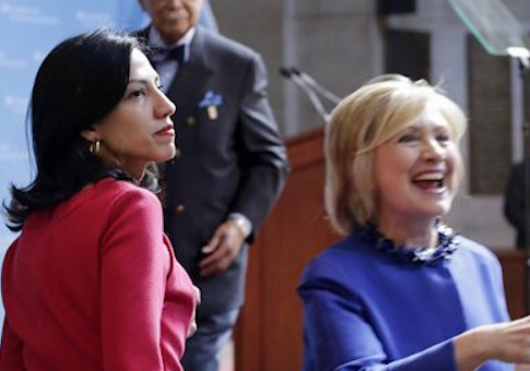 Huma Abedin and Hillary Clinton