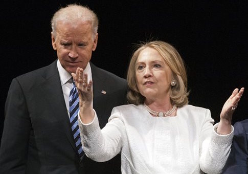 Joe Biden and Hillary Clinton