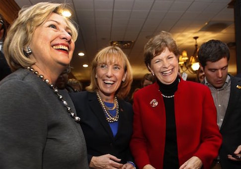 Hillary Clinton, Maggie Hassan, and Jeanne Shaheen