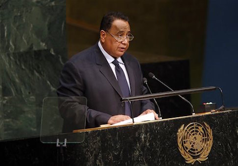 Sudan's Foreign Minister Ibrahim Ghandour