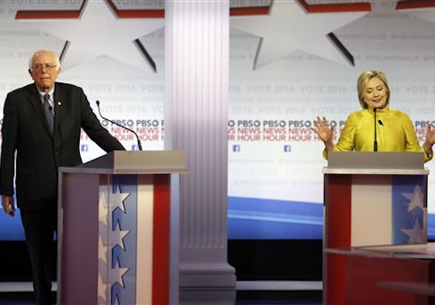 Bernie Sanders, Hillary Clinton