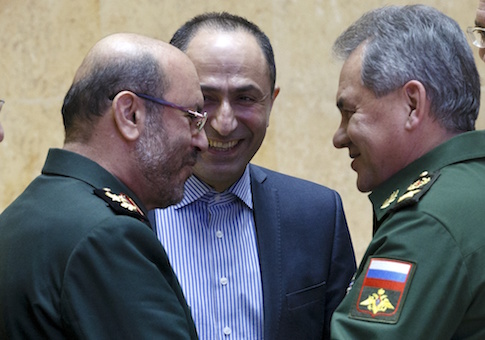 Sergei Shoigu, Hossein Dehghan