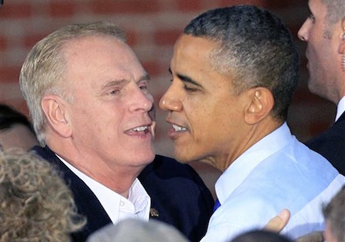 Ted Strickland, Barack Obama / AP
