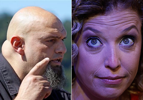 John Fetterman, Debbie Wasserman Schultz
