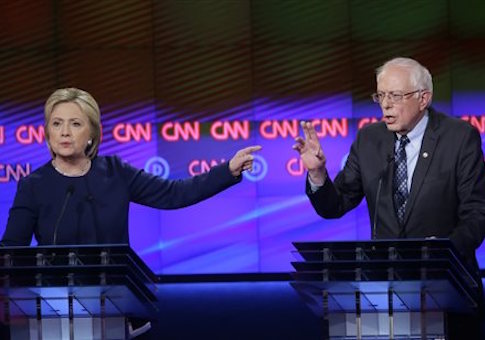 Bernie Sanders, Hillary Clinton