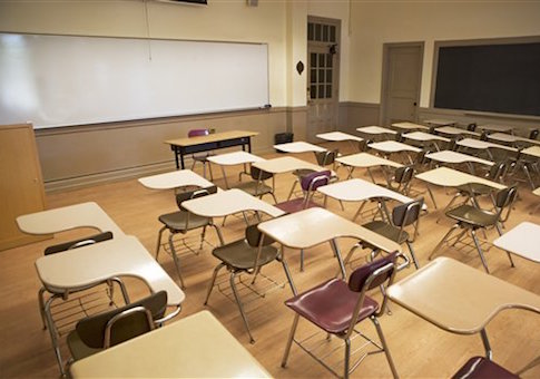 empty classroom