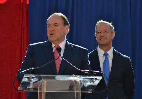 Mike Huckabee, Martin O'Malley