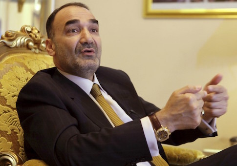 Governor of Mazar-i-Sharif Atta Mohammad Noor speaks during an interview in Mazar-i-Sharif
