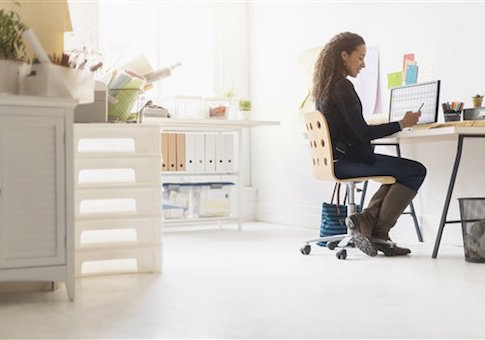 Stock photo of a small business owner