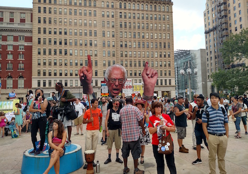 Bernie Sanders supporters / Stephen Gutowski