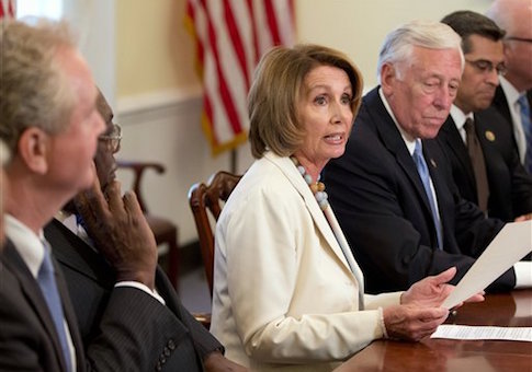 Nancy Pelosi, James Clyburn, Steny Hoyer, Xavier Becerra, Chris Van Hollen