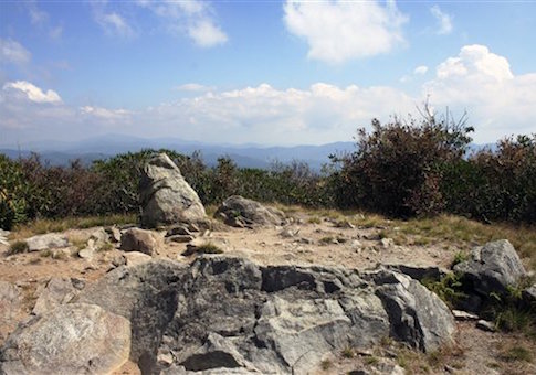 Rocky Top in the Great Smoky Mountains National Park on the Appalachian Trail