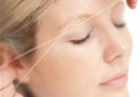 Eyebrow threading