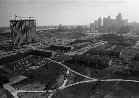 Downtown Detroit in 1963