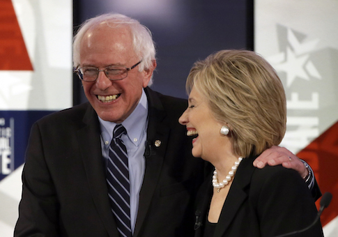 Bernie Sanders, Hillary Rodham Clinton