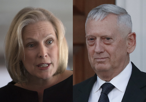 Kirsten Gillibrand, James Mattis