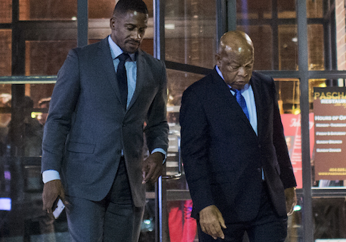 Rep. John Lewis and his Chief of Staff Michael Collins