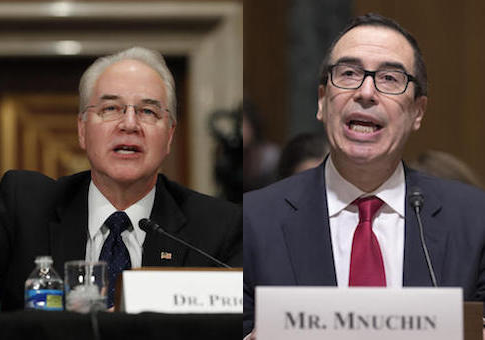 Tom Price, Steven Mnuchin