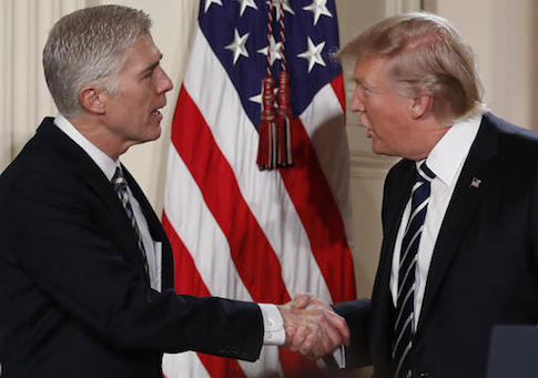 Donald Trump,Neil Gorsuch