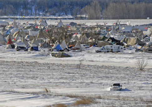 Oil Pipeline Protest
