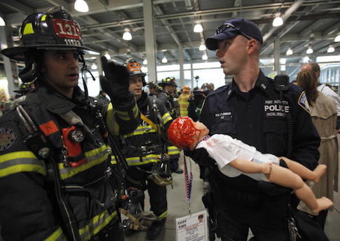 Emergency responder drill