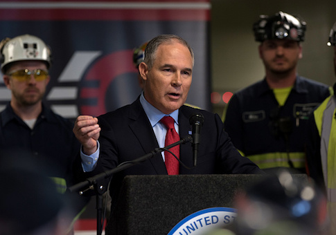 Environmental Protection Agency Administrator Scott Pruitt