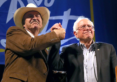 Rob Quist and Sen. Bernie Sanders