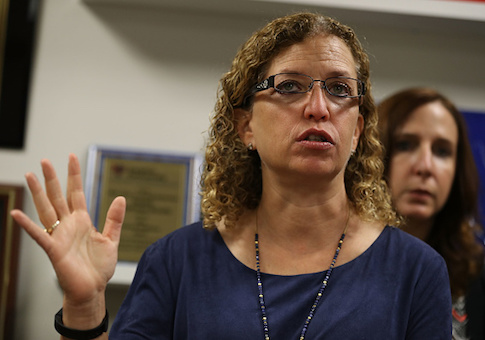 Former Democratic National Committee Chairwoman Debbie Wasserman Schultz