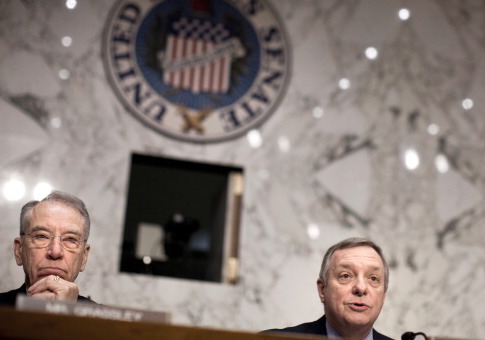 Sen. Chuck Grassley (R-IA) (L) and Sen. Richard Durbin (D-IL) / Getty Images