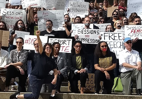 sessions protest