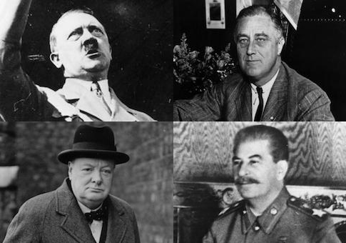 Hitler FDR Churchill Stalin