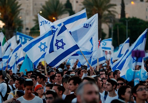 Israel flags