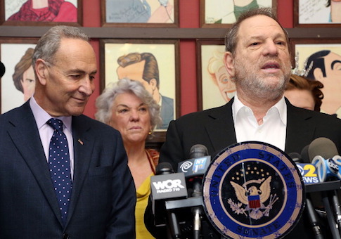 Sen. Chuck Schumer and Harvey Weinstein