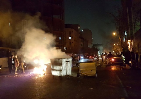 People protest in Tehran