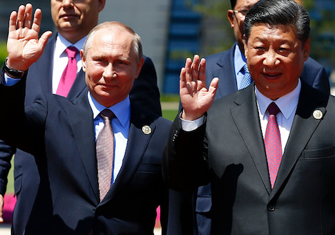 Chinese President Xi Jinping and Russian President Vladimir Putin