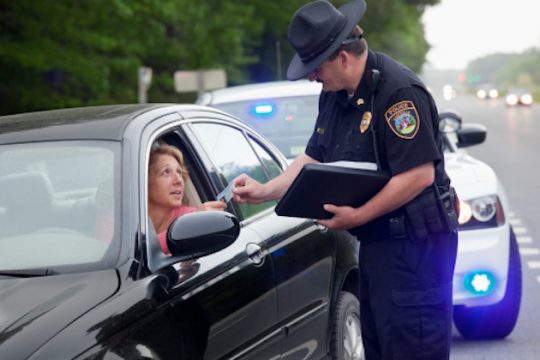 police cop ticket