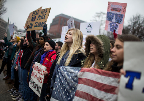 Teens For Gun Reform Hold Protest At The White House