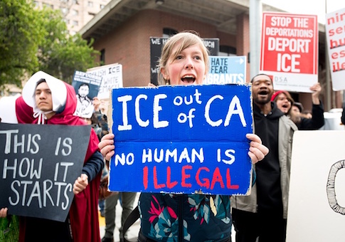 sanctuary state protest