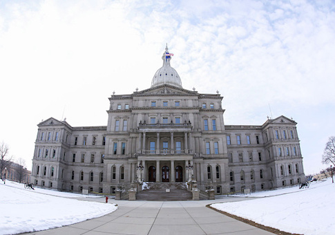 State Capitol Building in Lansing, Mich.