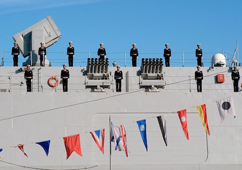 Chinese Type 052D missile destroyer Hefei